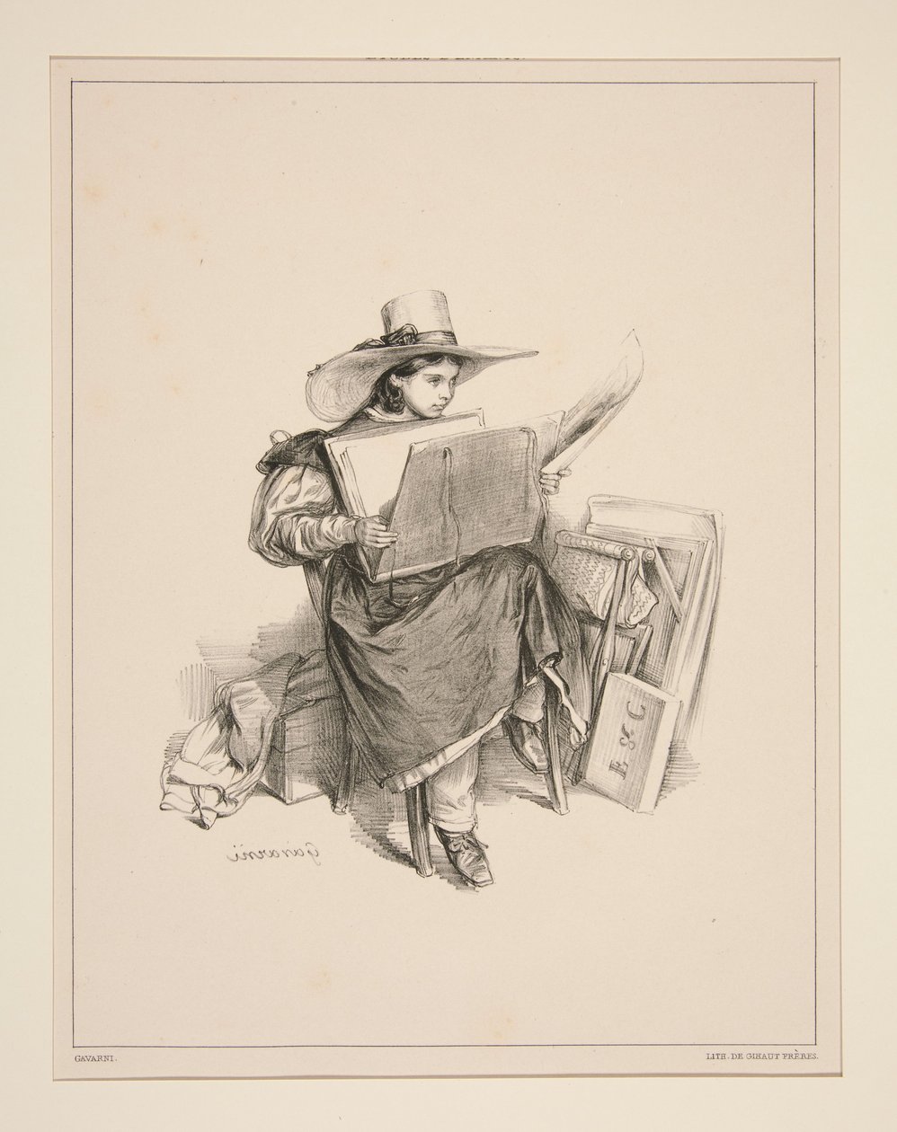 Clotilde - Paul Gavarni