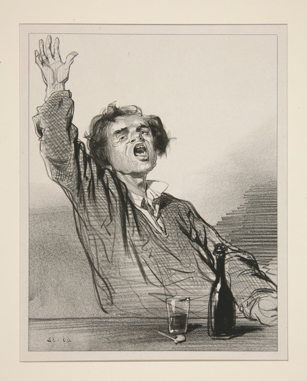 Chanson a boire. - Paul Gavarni