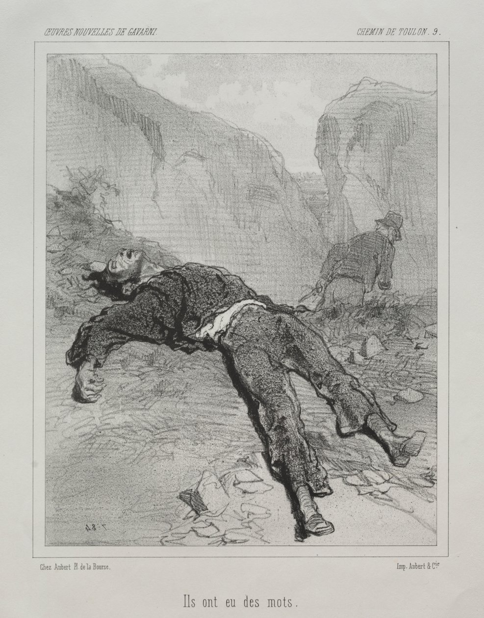Chemin de Toulon - Paul Gavarni