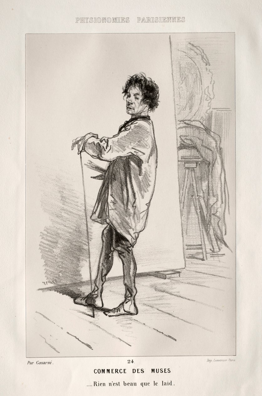 Commerce des Muses - Paul Gavarni