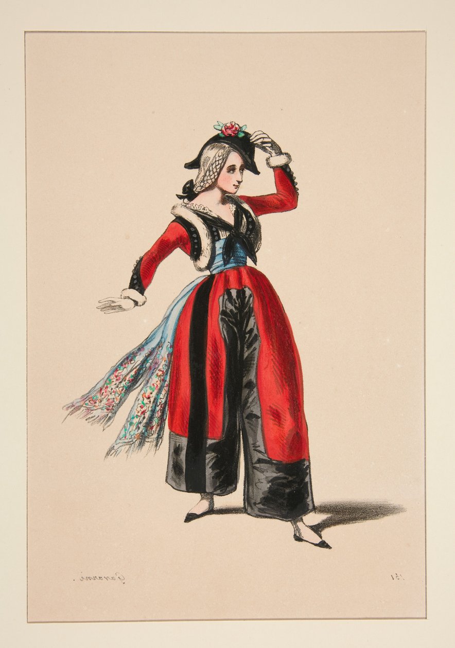 DEBARDEUR. Chapeau de satin. ... - Paul Gavarni