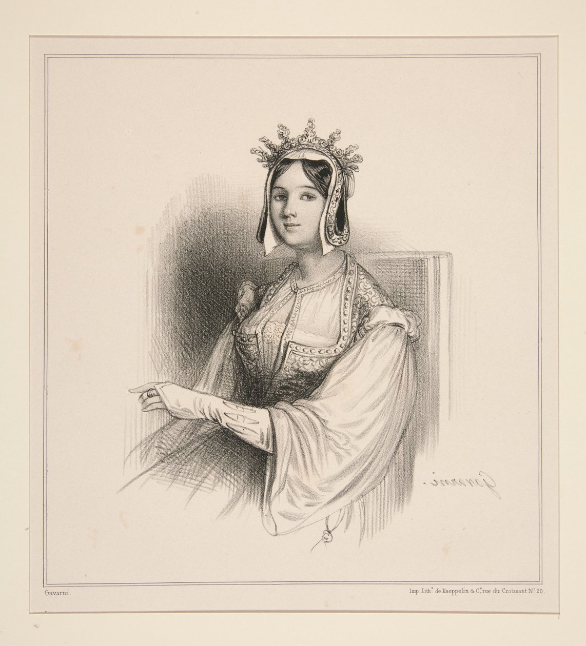 DUCHESSE EN 1400 - Paul Gavarni