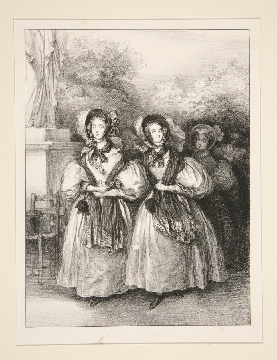 Deux Soeurs - Paul Gavarni