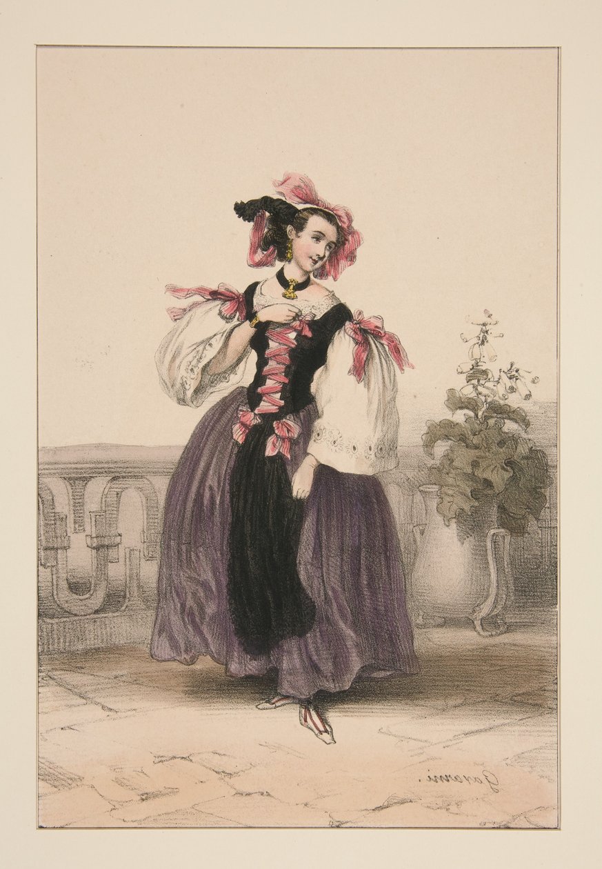 Espagnole - Paul Gavarni