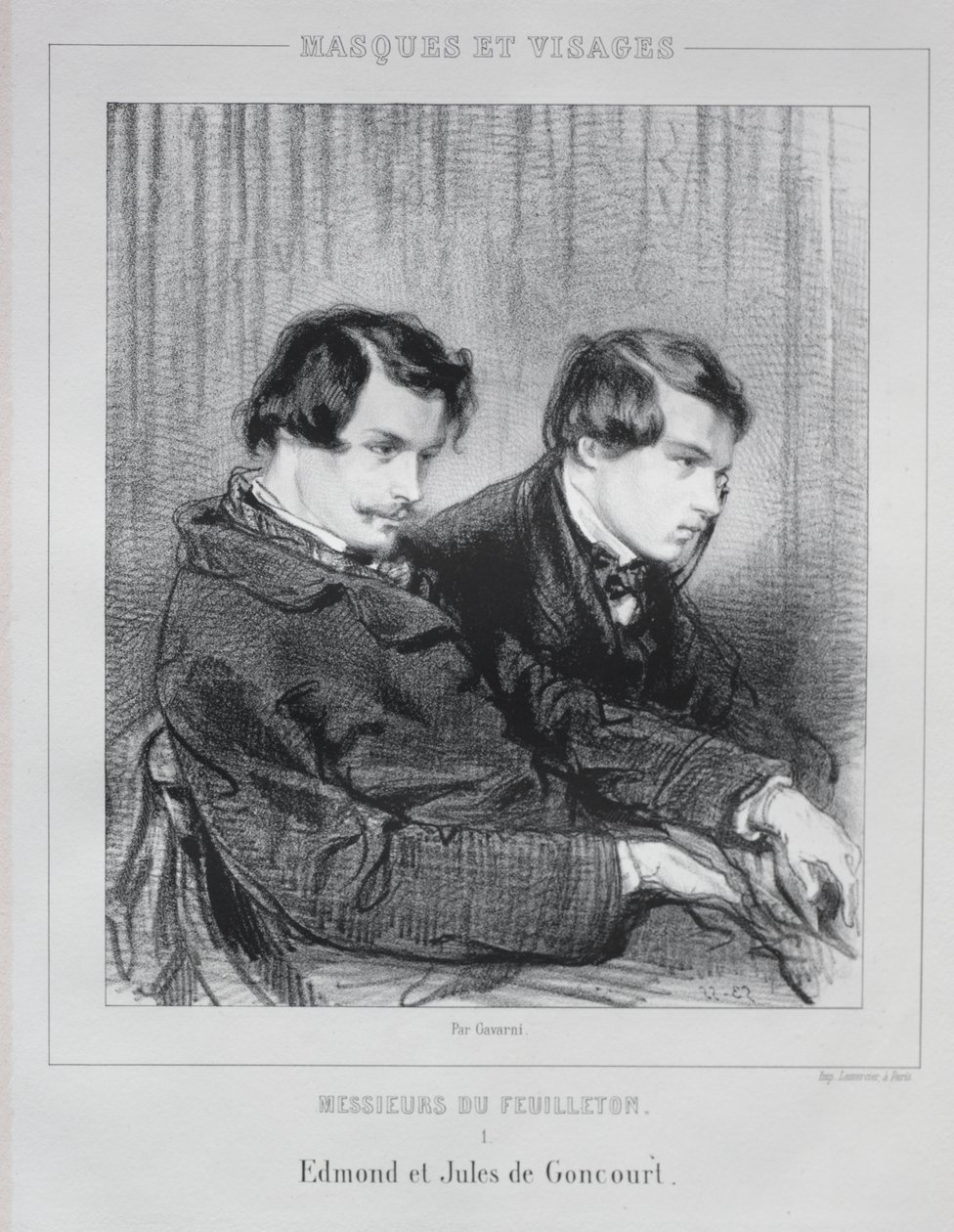 Edmond et Jules de Goncourt - Paul Gavarni