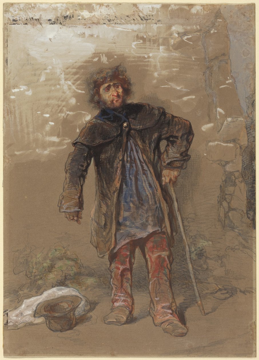 Mendiant anglais - Paul Gavarni
