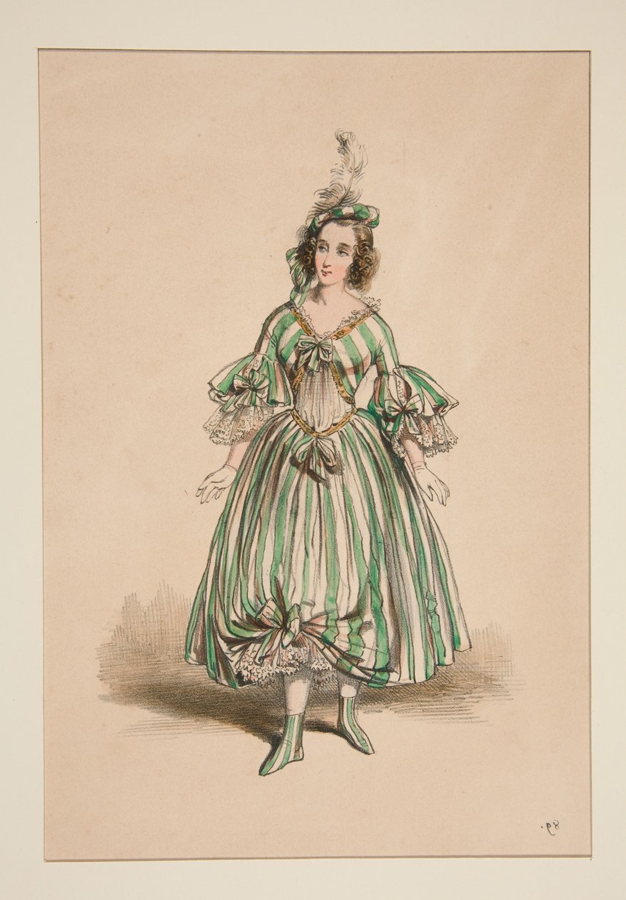 FEMME DE SCAPIN. - Paul Gavarni