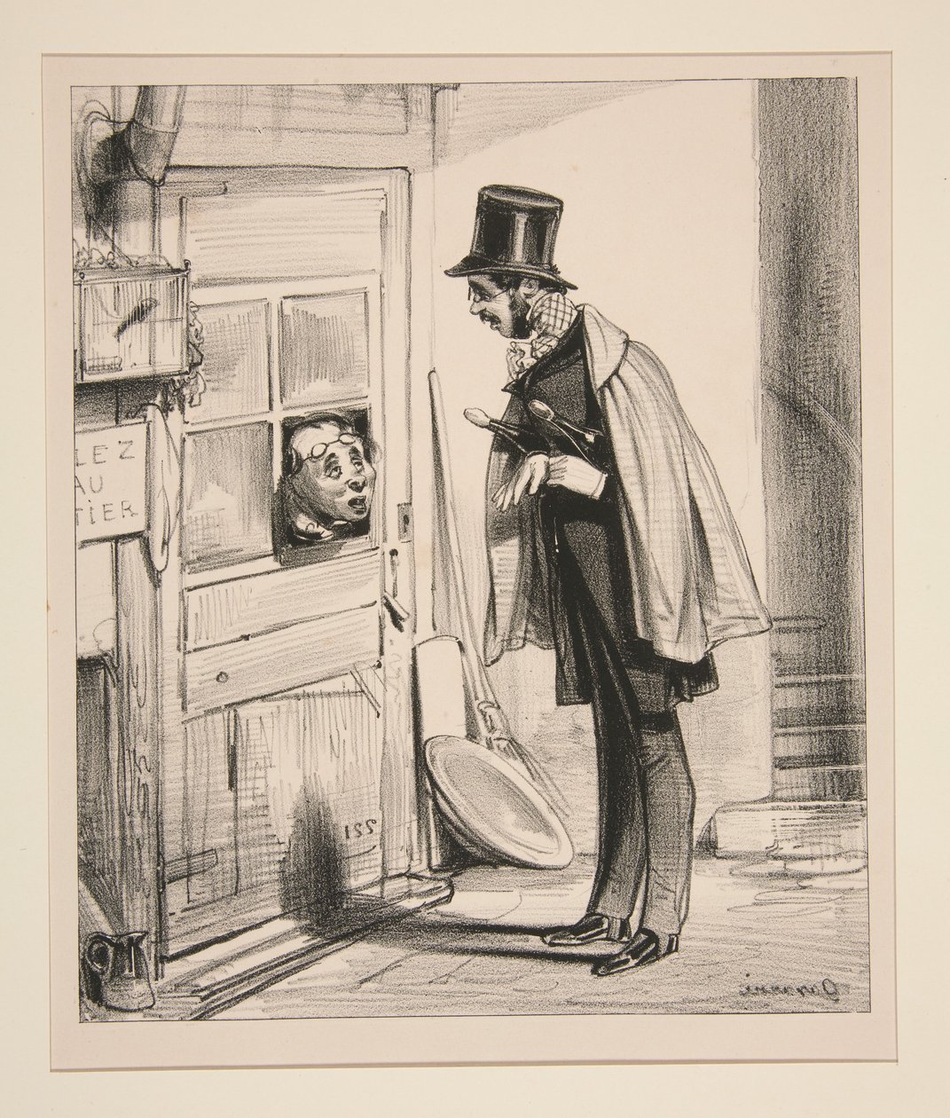 Faire des frais de bonbons, de toilette et de champagne... - Paul Gavarni