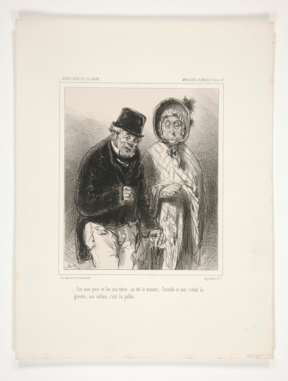 Feu mon père et feu ma mère, c - Paul Gavarni