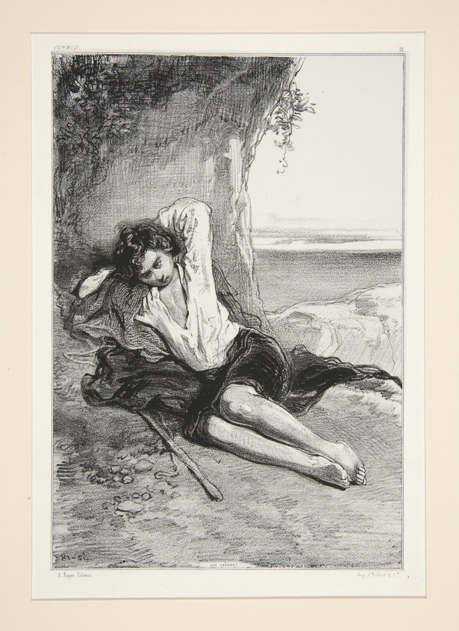 Godefroy, le petit ermite - Paul Gavarni