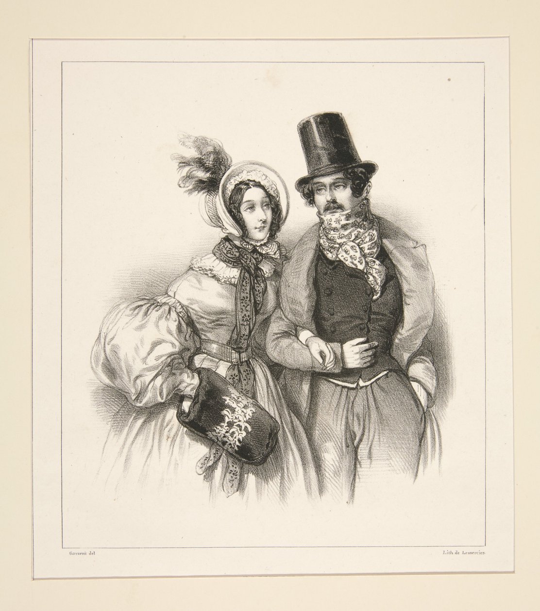 JANVIER - Paul Gavarni