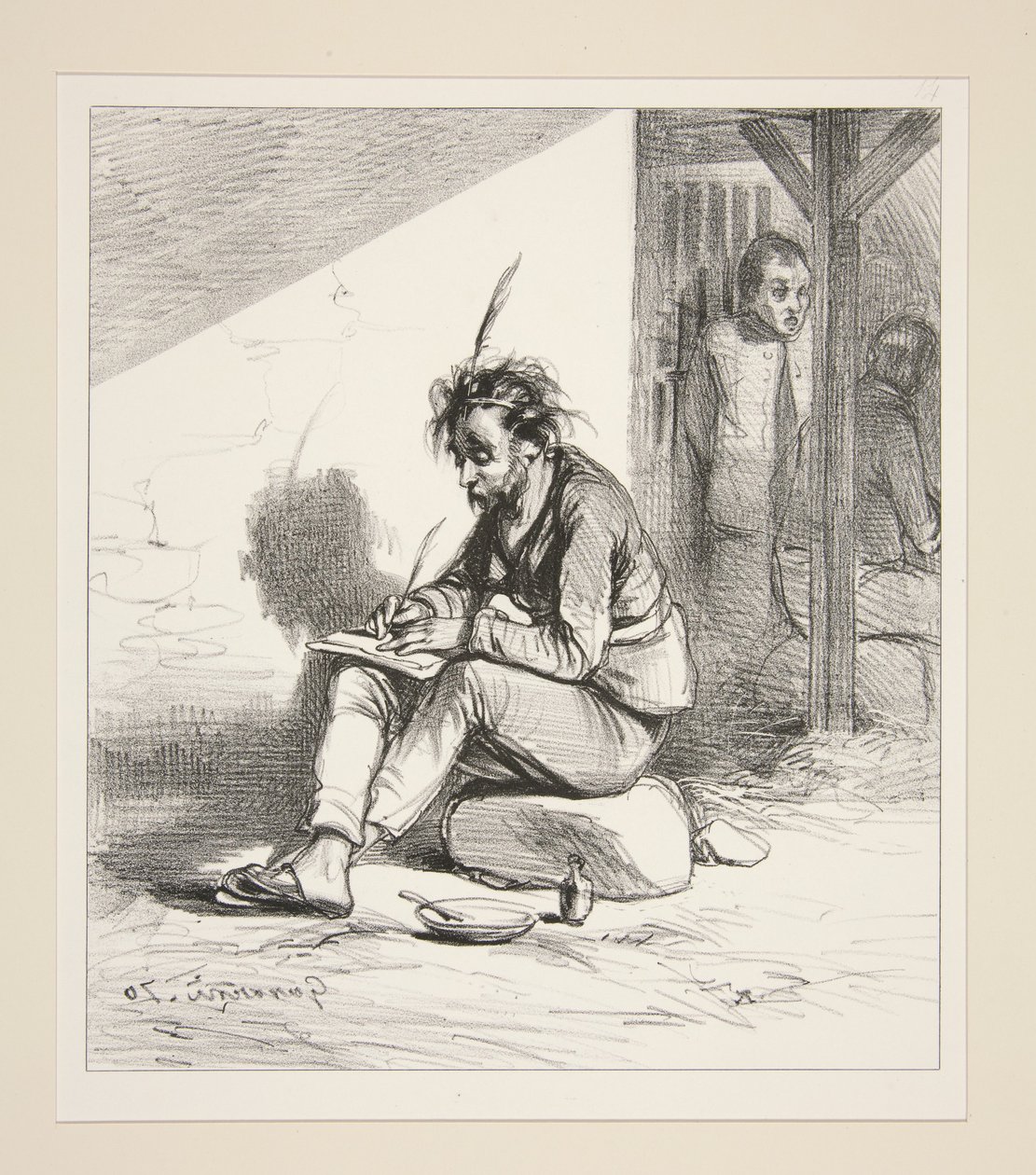 Je soussigne, Roi des Batignolles, prince de Clichy,... - Paul Gavarni
