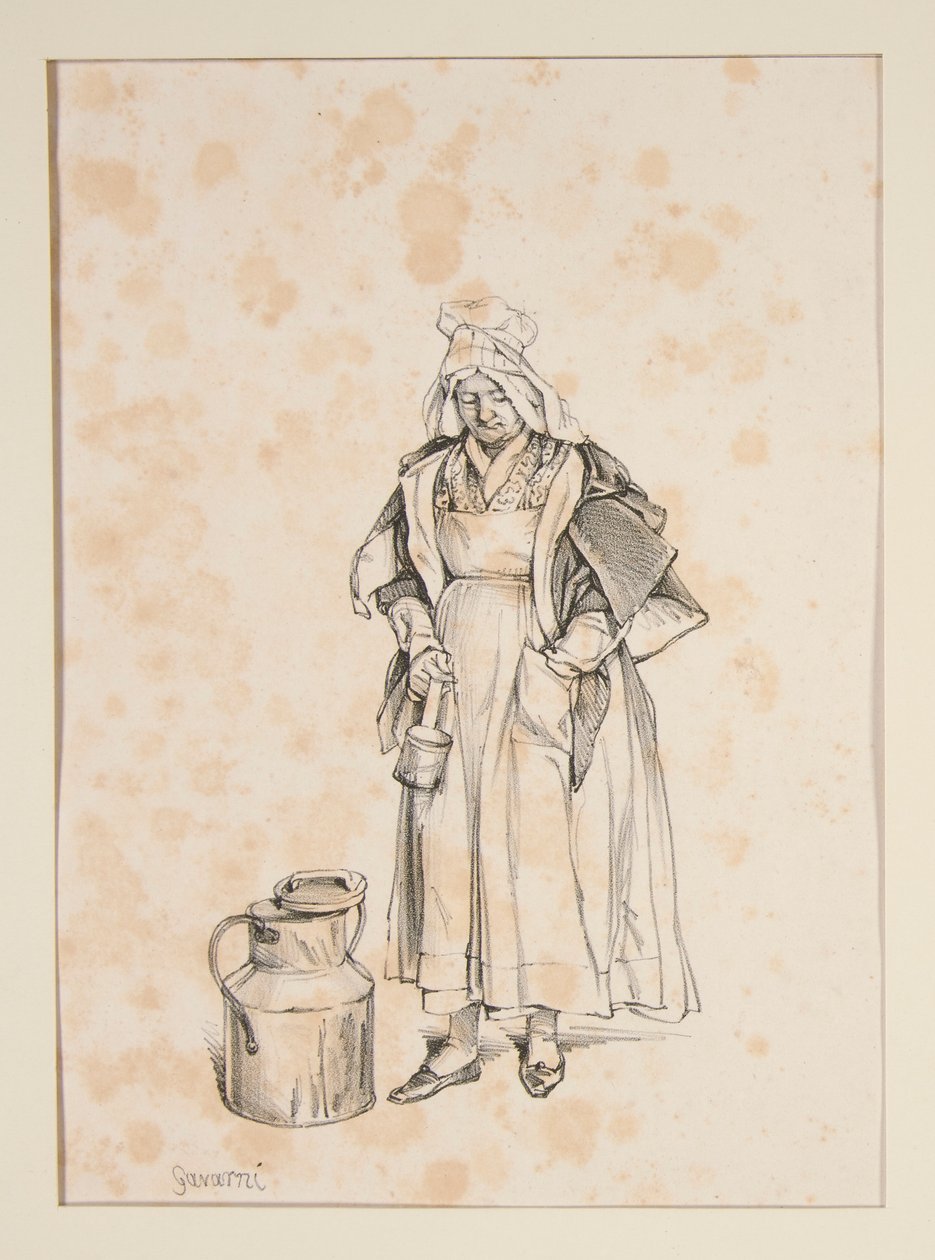 Laitière - Paul Gavarni