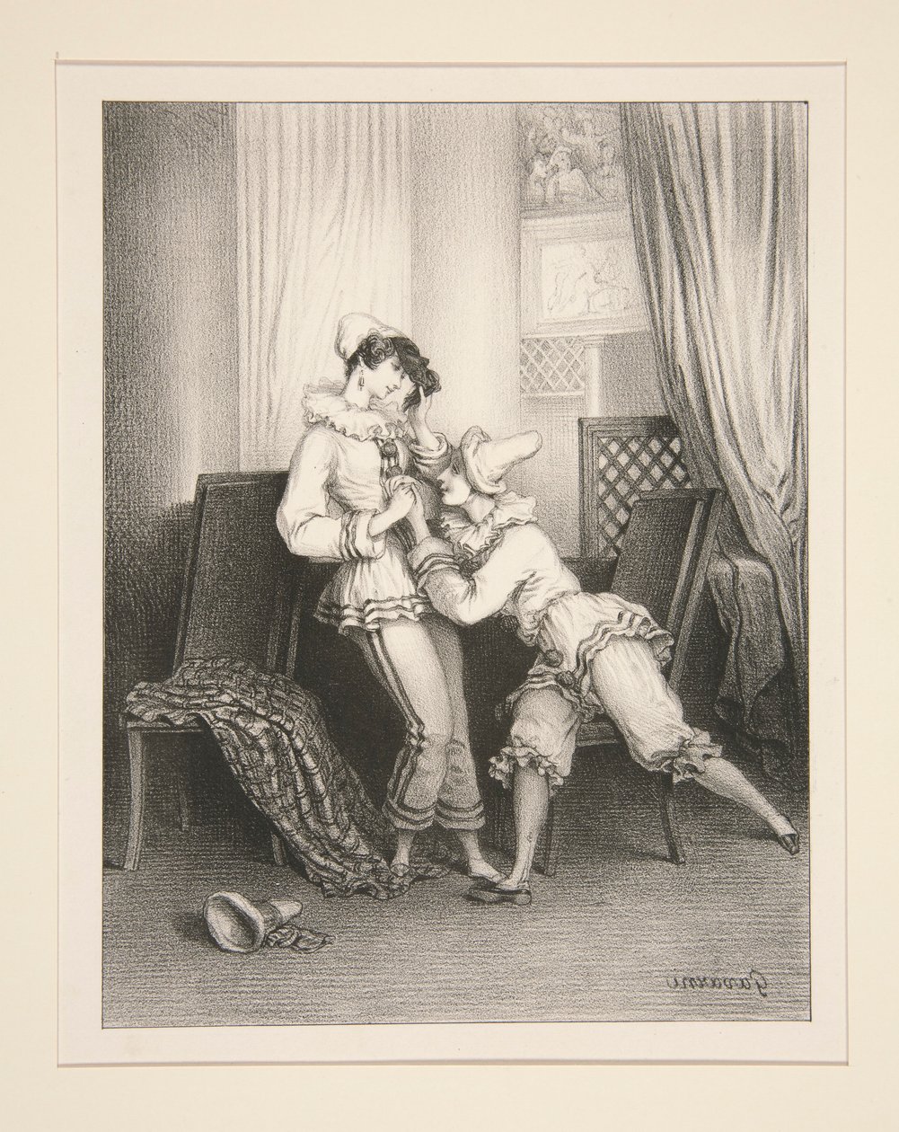 La Première Faveur - Paul Gavarni