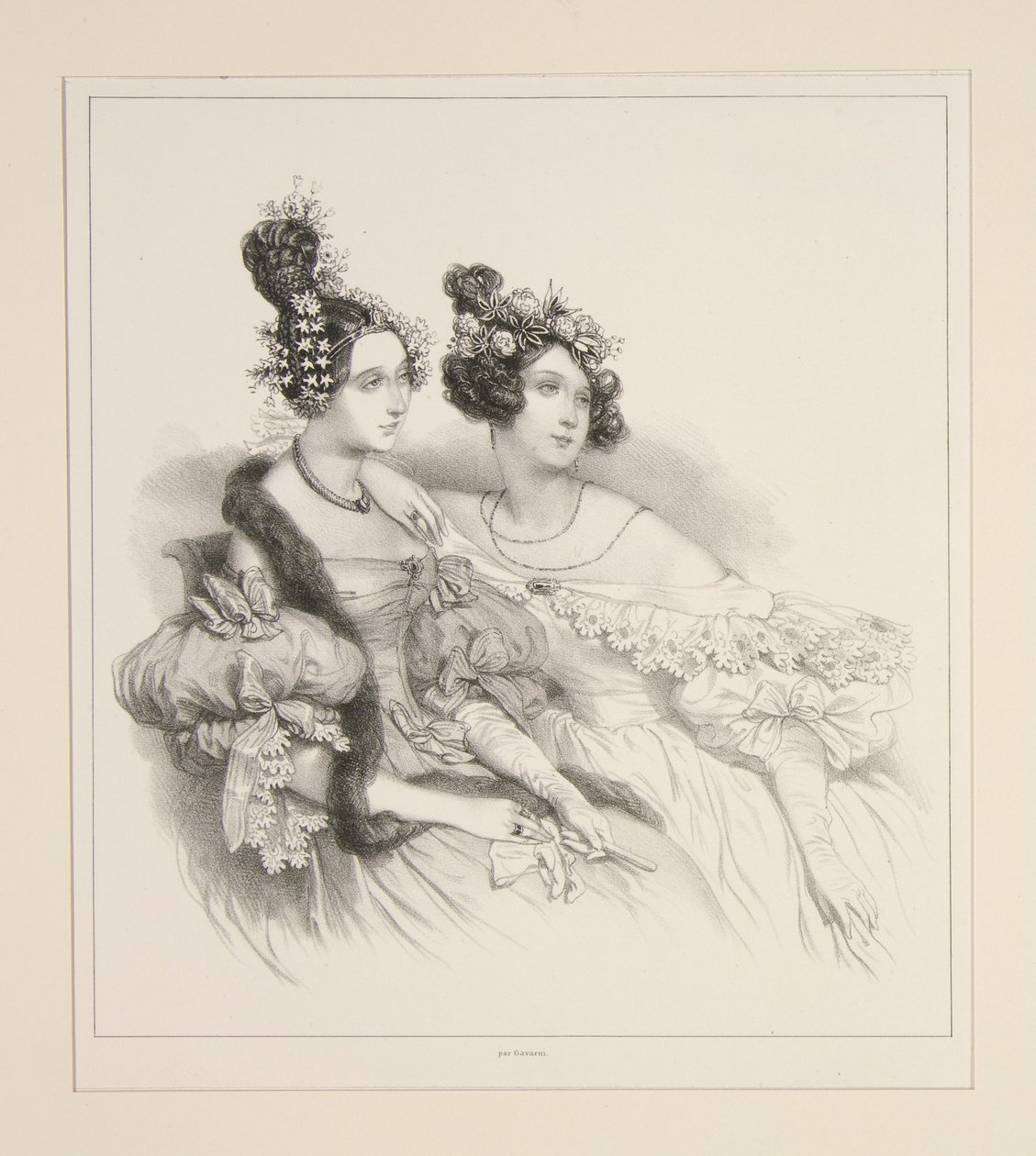 Le soir. Coiffure de Sergent et de Jouenne. - Paul Gavarni