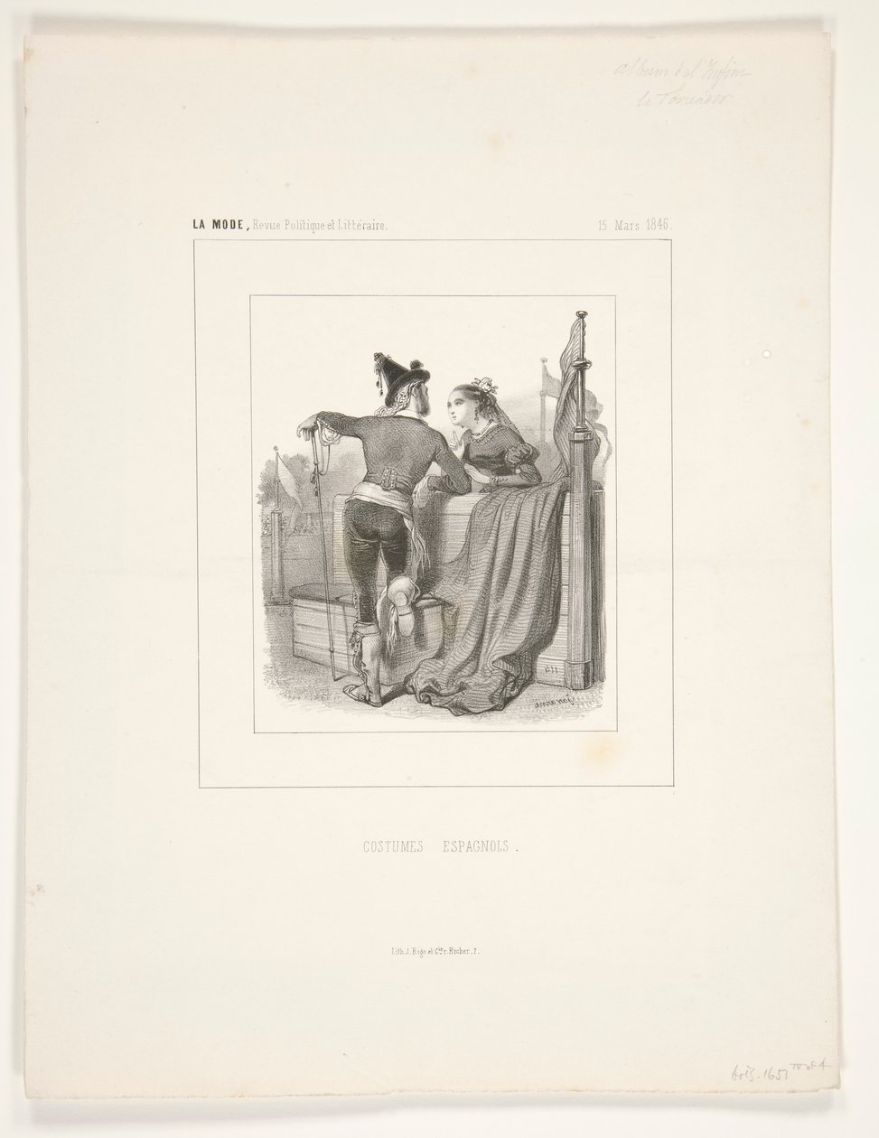 Le toréador - Paul Gavarni
