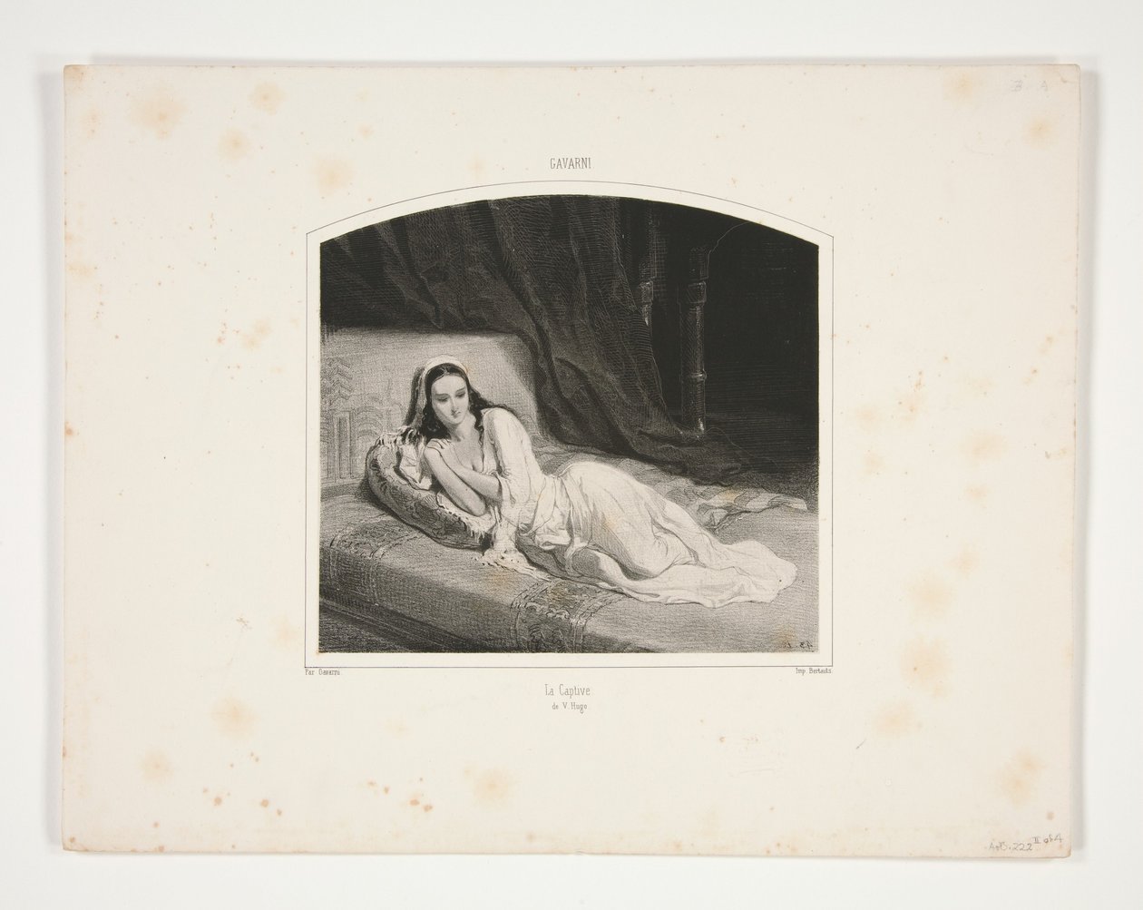 La Captive - Paul Gavarni