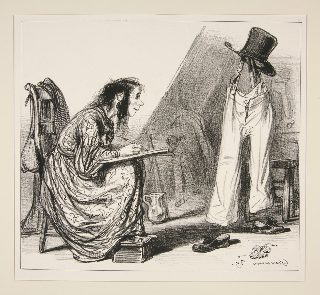 La Peinture - Paul Gavarni