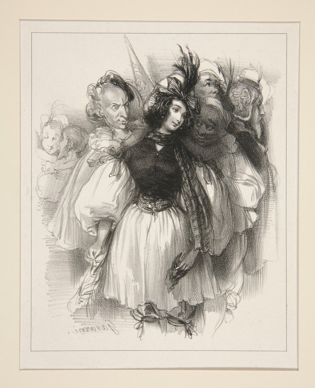 Le Bal masqué - Paul Gavarni