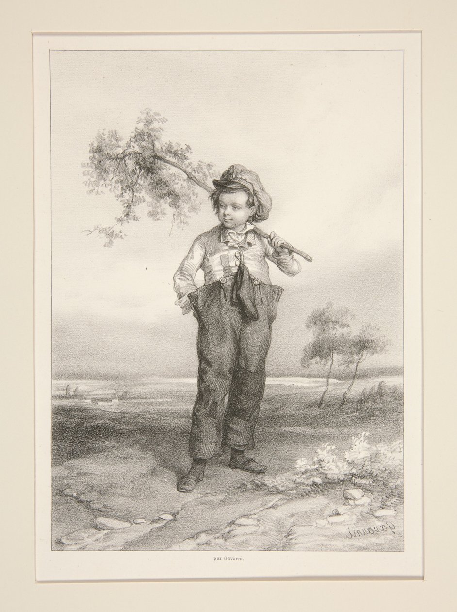 Le Marchand De Hannetons. - Paul Gavarni