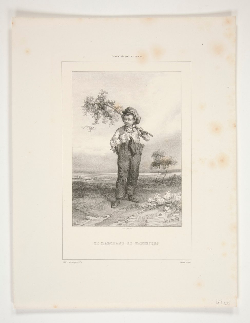Le marchand de hannetons - Paul Gavarni