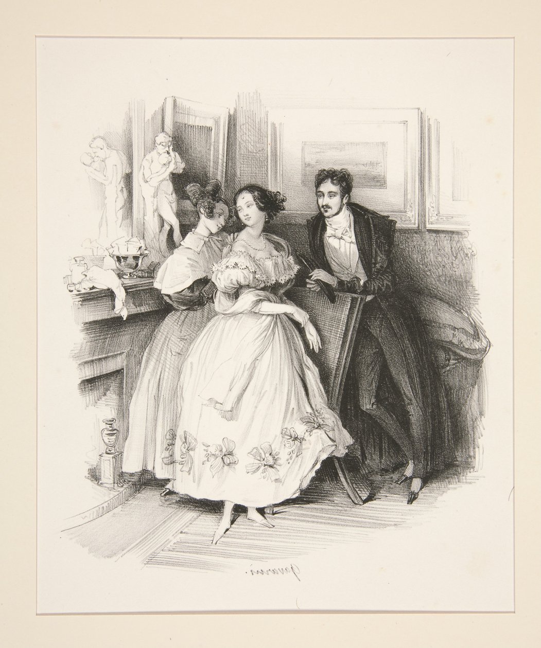 Les Apprets Pour Le Bal - Paul Gavarni