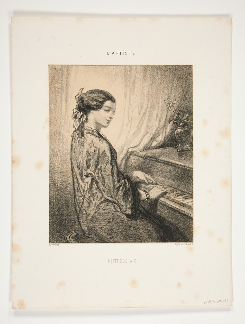 Les Femmes Artistes / Mistress W.G... - Paul Gavarni