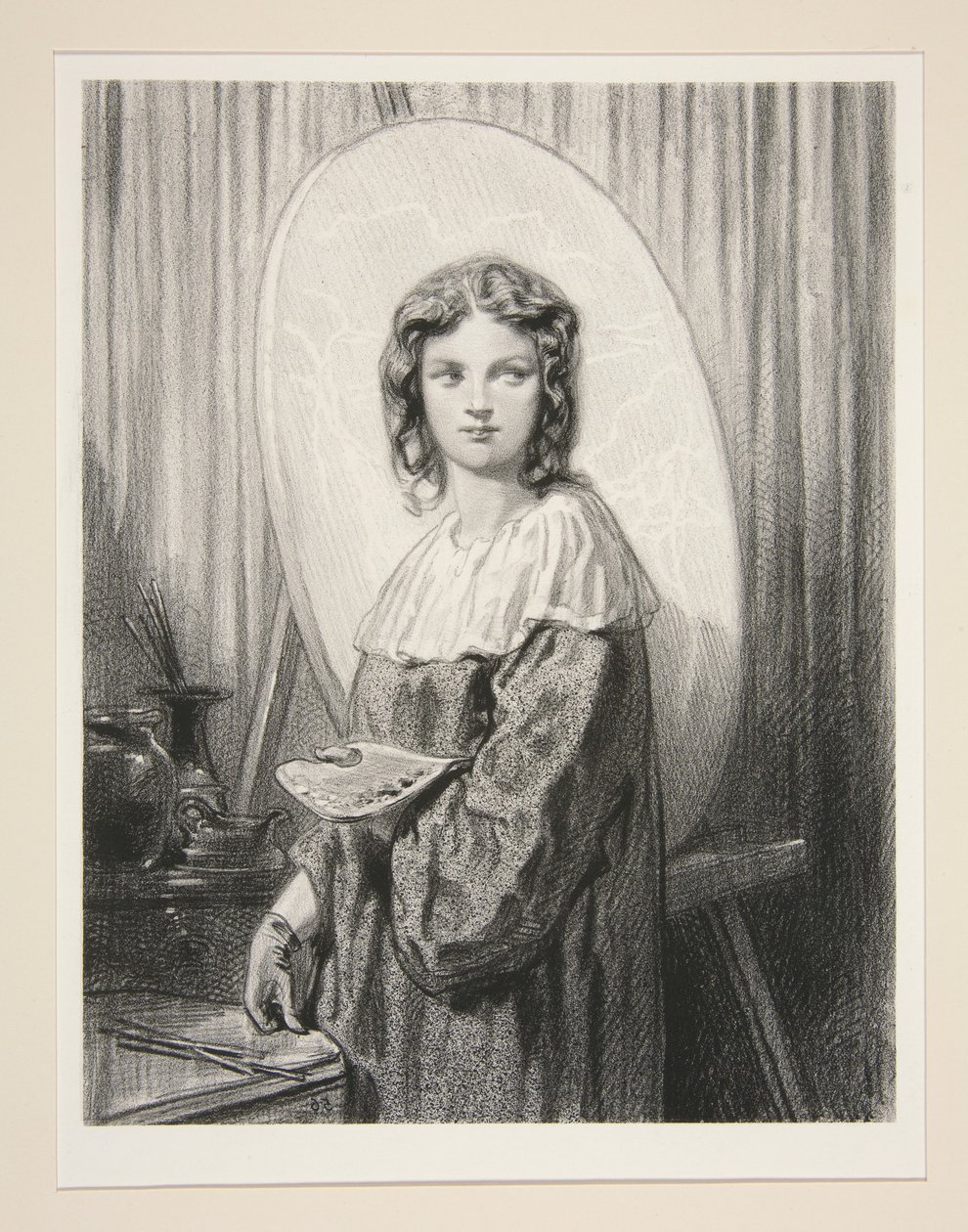 Les Femmes Artistes / Mistress Diana S... - Paul Gavarni