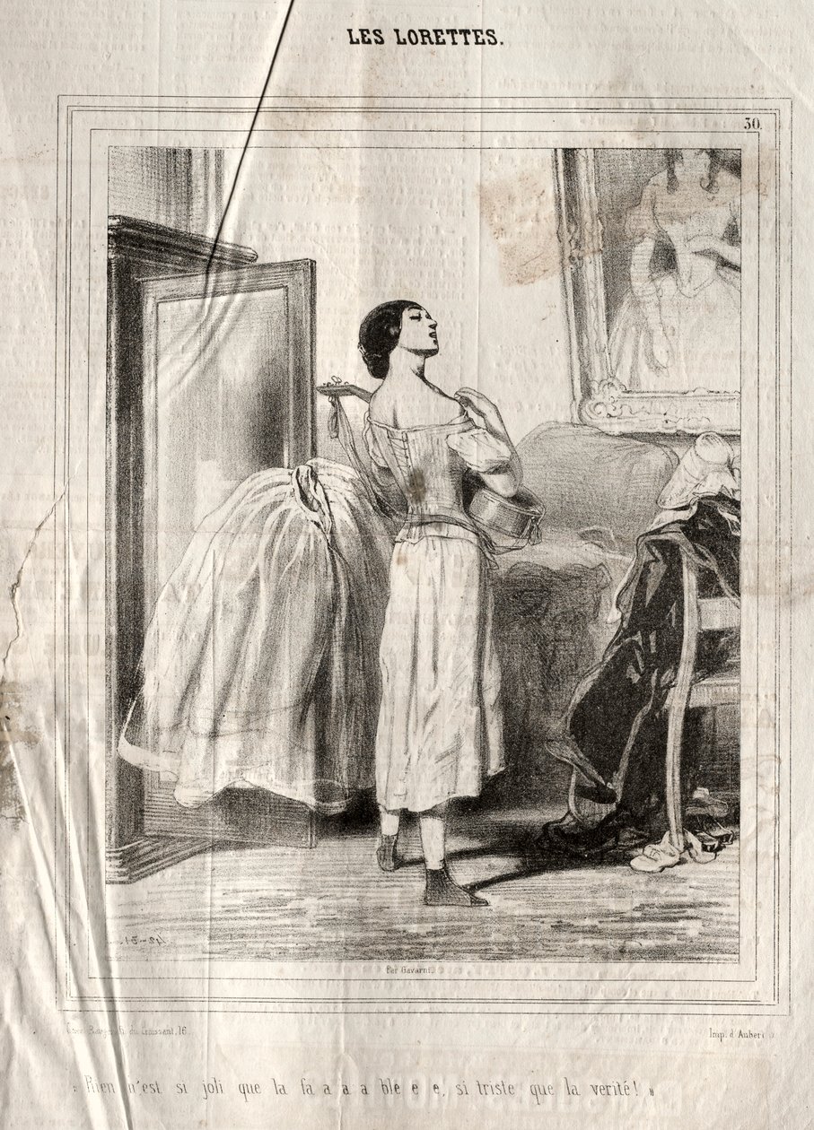 Les Lorettes, 1842 - Paul Gavarni