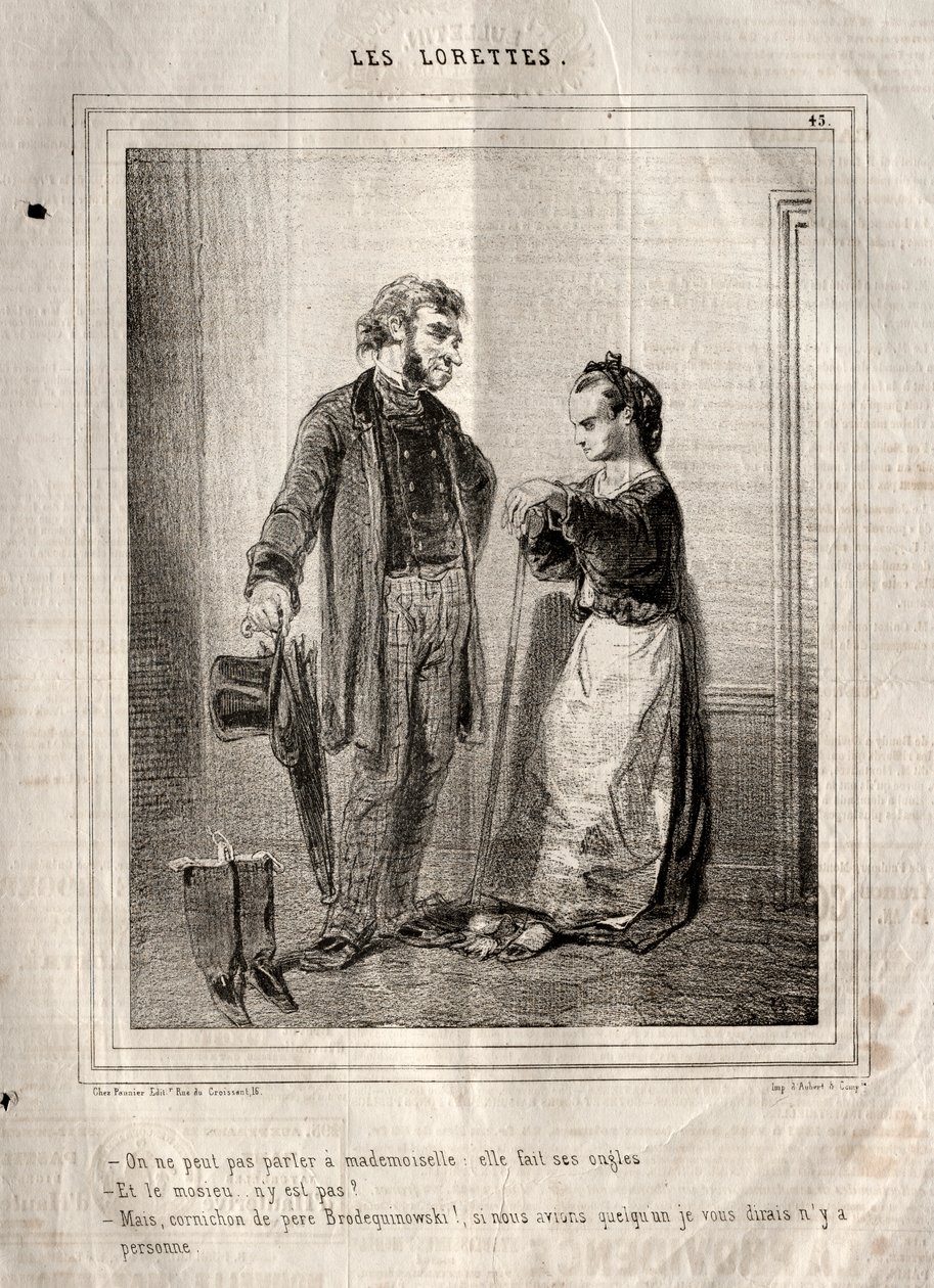 Les Lorettes, 1842 - Paul Gavarni