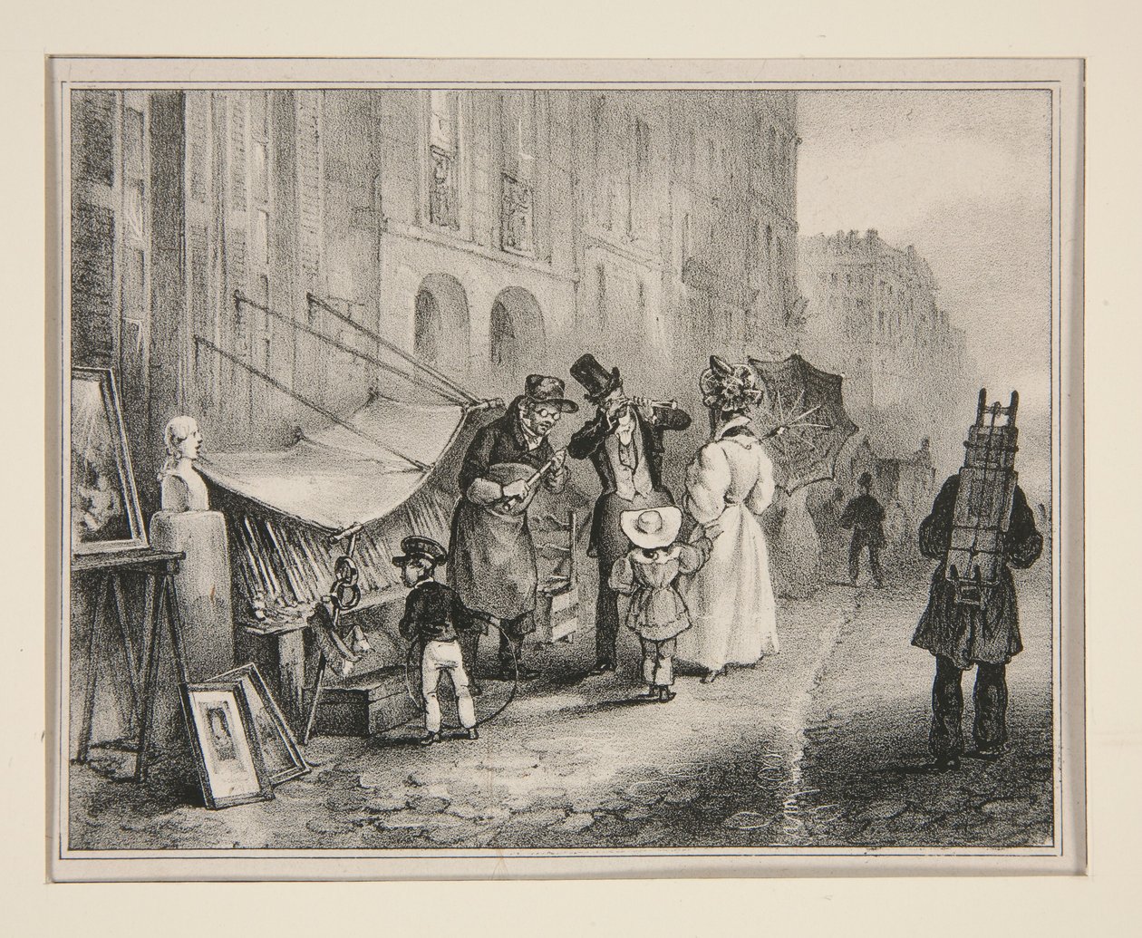 MARCHAND DE LUNETTES. - Paul Gavarni