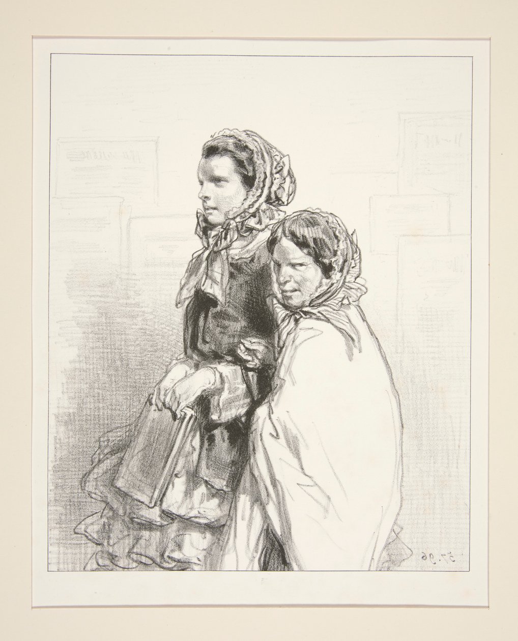 Ma fille a chanté - Paul Gavarni