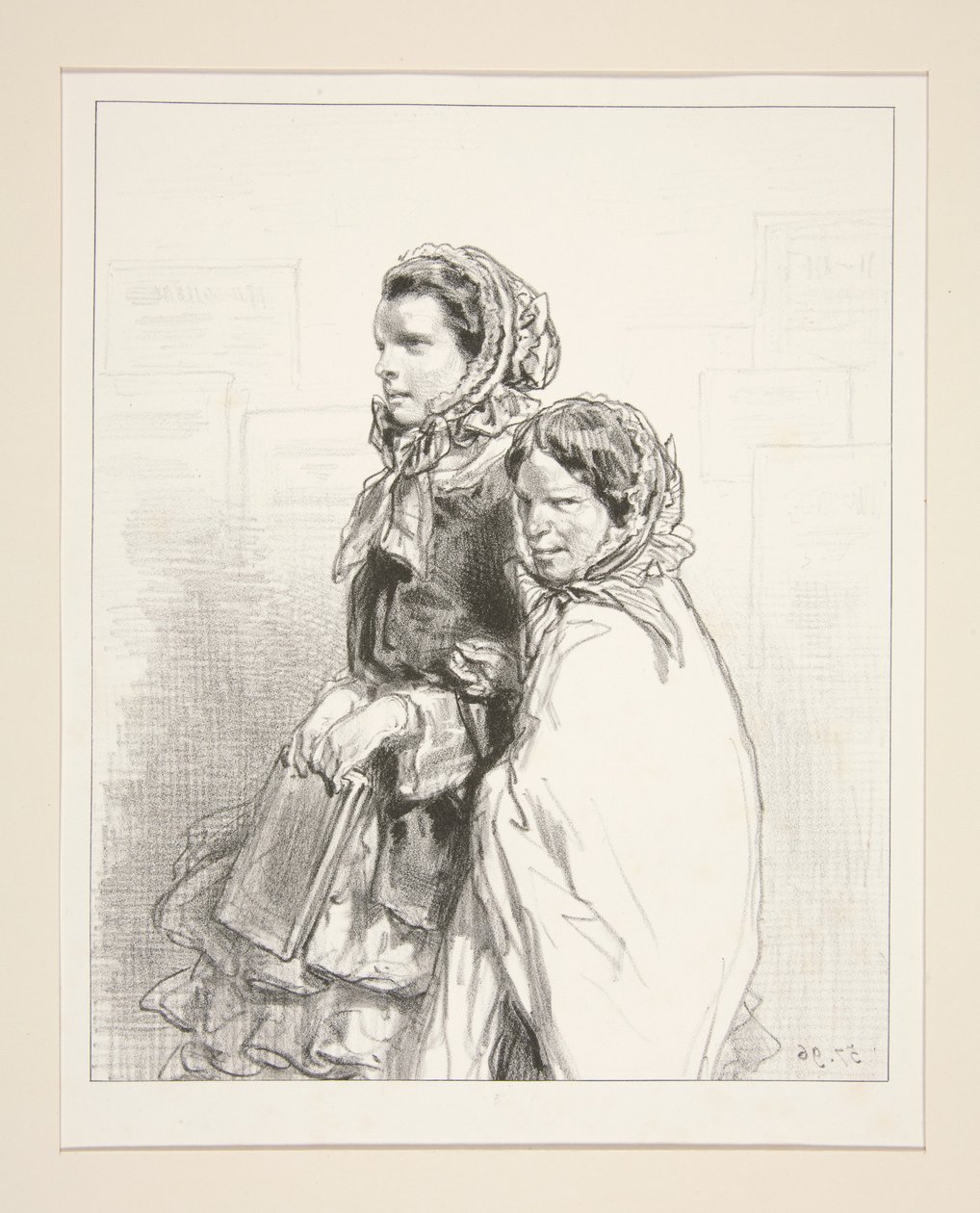 Ma fille a chanté. - Paul Gavarni
