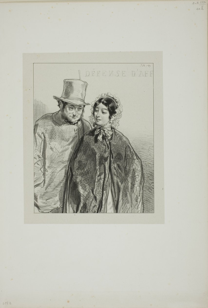 Masques et Visages : M. Pipanthoud, vous ni affichez - Paul Gavarni