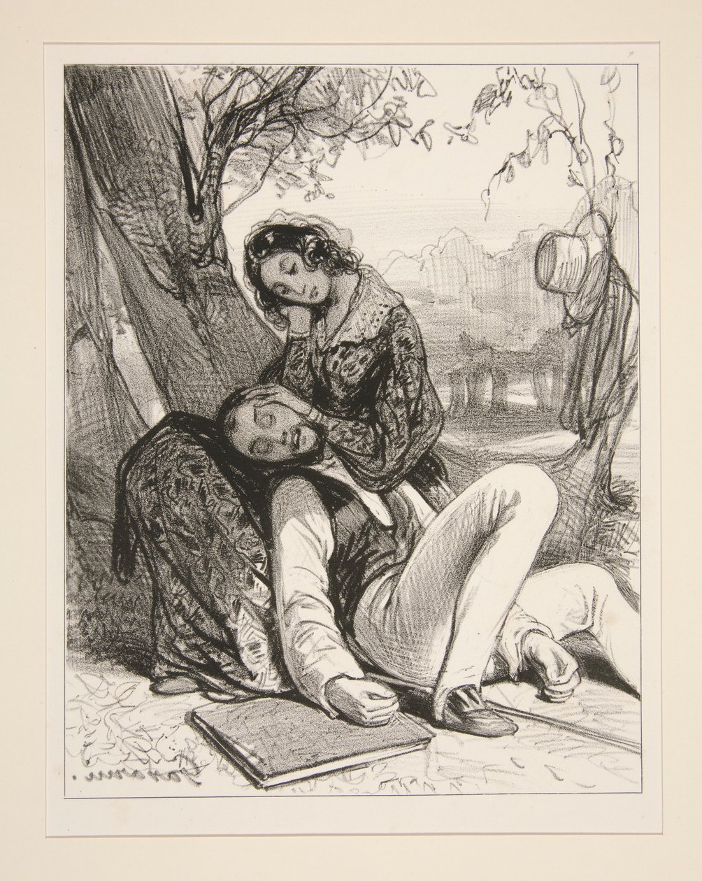 M. Charles rêve que sa maîtresse est infidèle... - Paul Gavarni