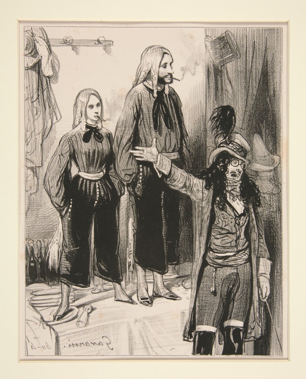 No. 1 - Le Debardeur, male et femelle... - Paul Gavarni