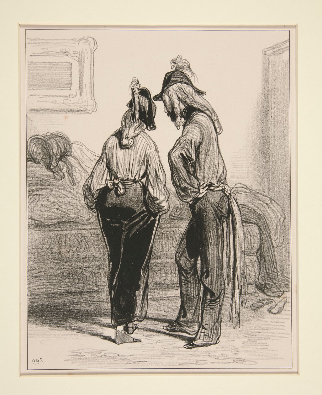 No. 34 - Et si Cornelie ne trouvait pas de voiture? - Paul Gavarni
