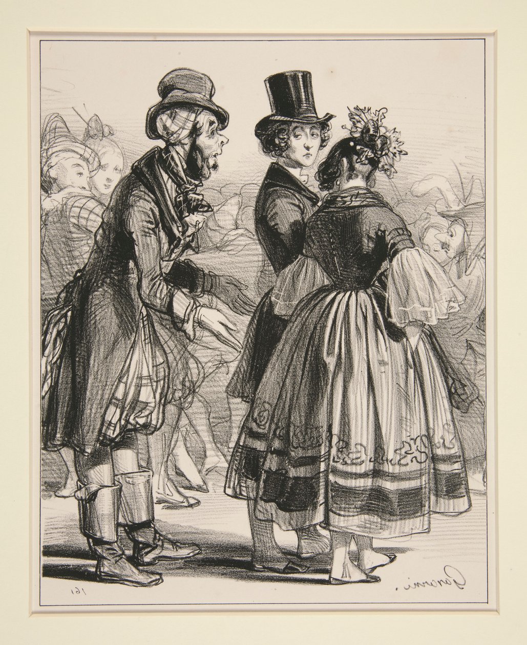 No. 6 - Le Carnaval - Prête un peu la voleuse - Paul Gavarni