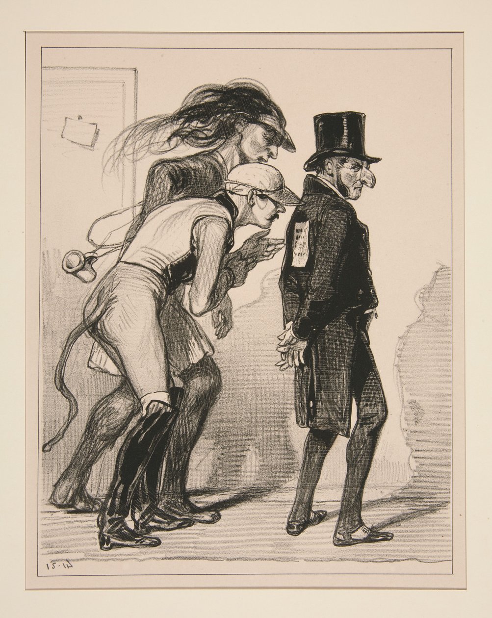 On Desire Ceder Monsieur... - Paul Gavarni