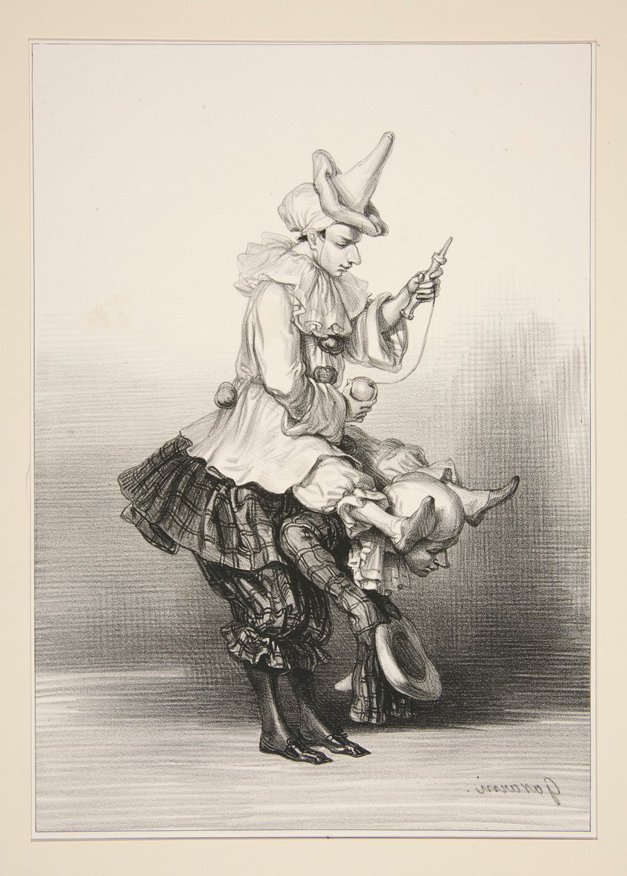 Paillasse et Pierrot - Paul Gavarni