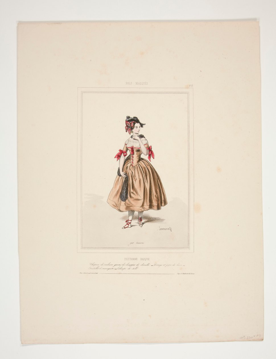 Paysanne basque - Paul Gavarni
