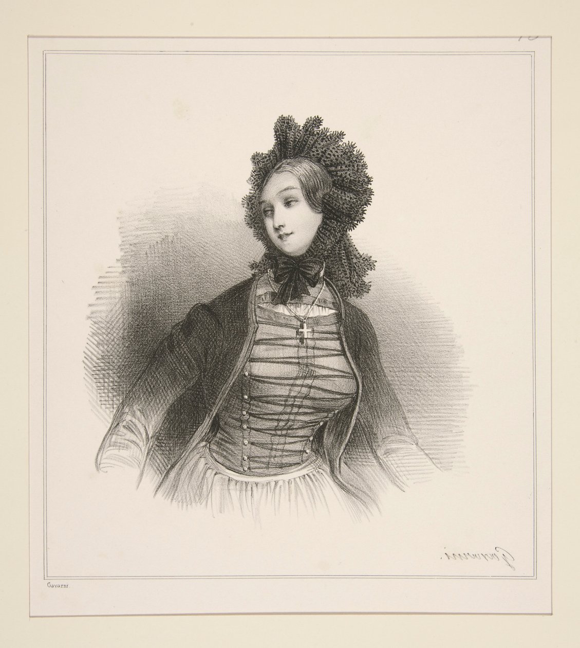 Paysanne du Canton de Soleure - Paul Gavarni