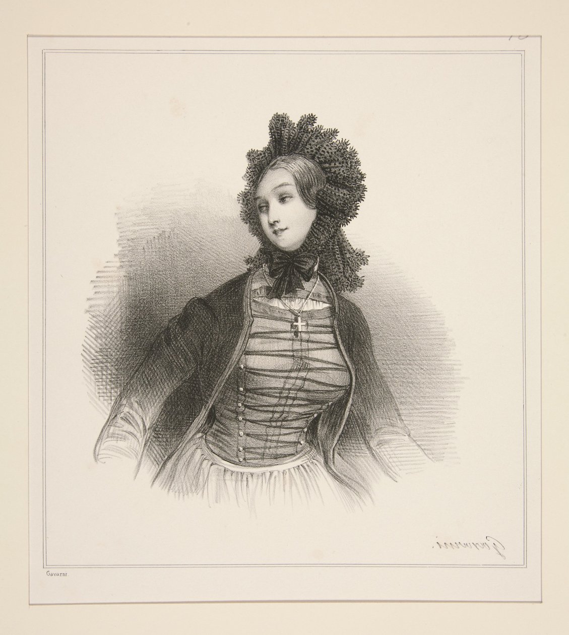 Paysanne du canton de Soleure - Paul Gavarni