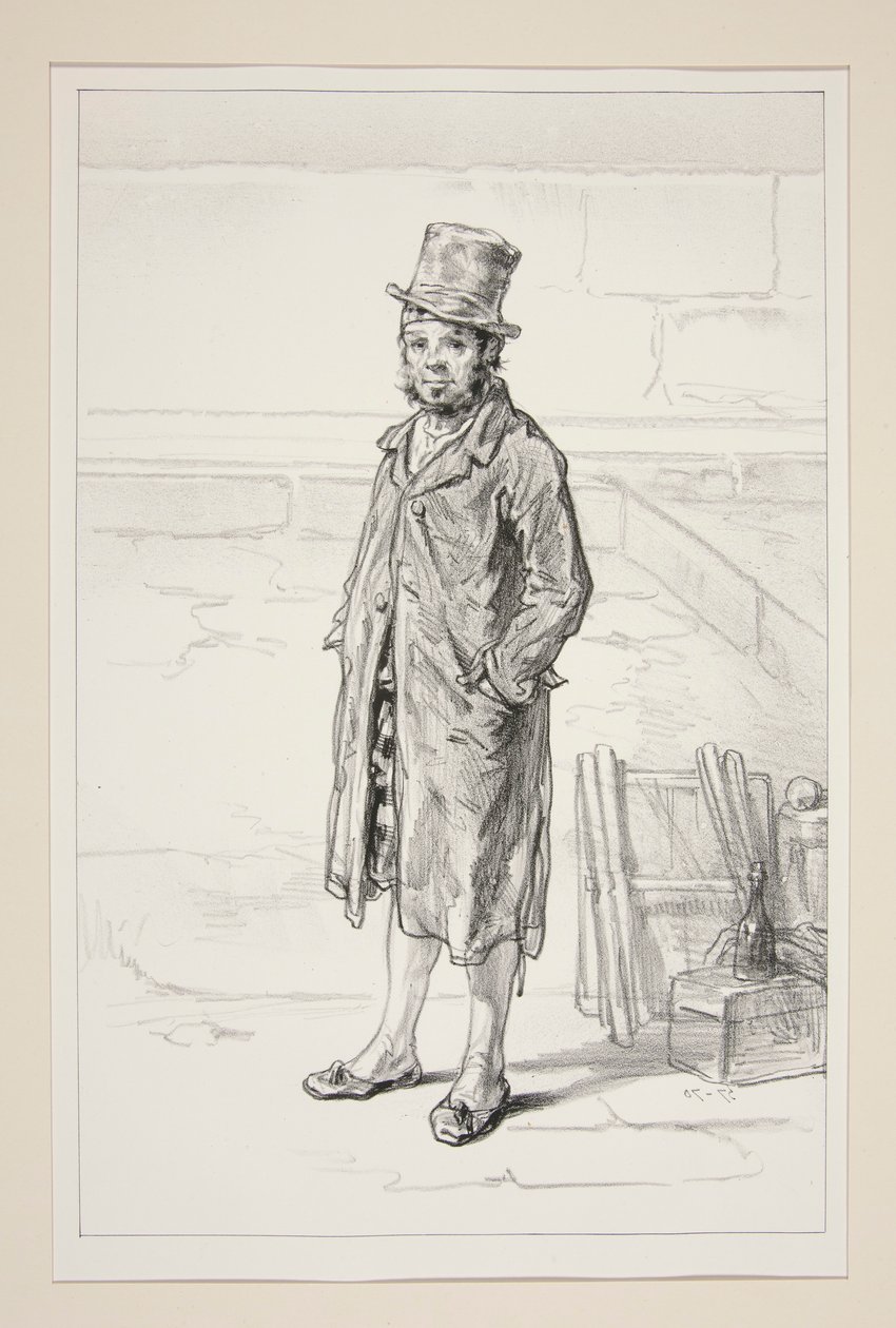 Propriétaire à Paris, rue Dauphine - Paul Gavarni