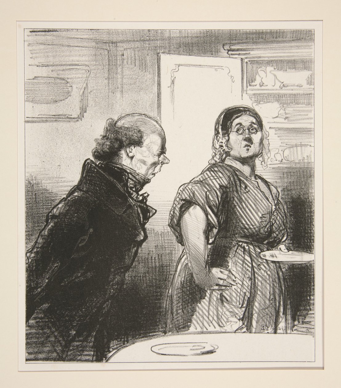 Quand tu auras fait manger tes serins, Madame Senechal... - Paul Gavarni