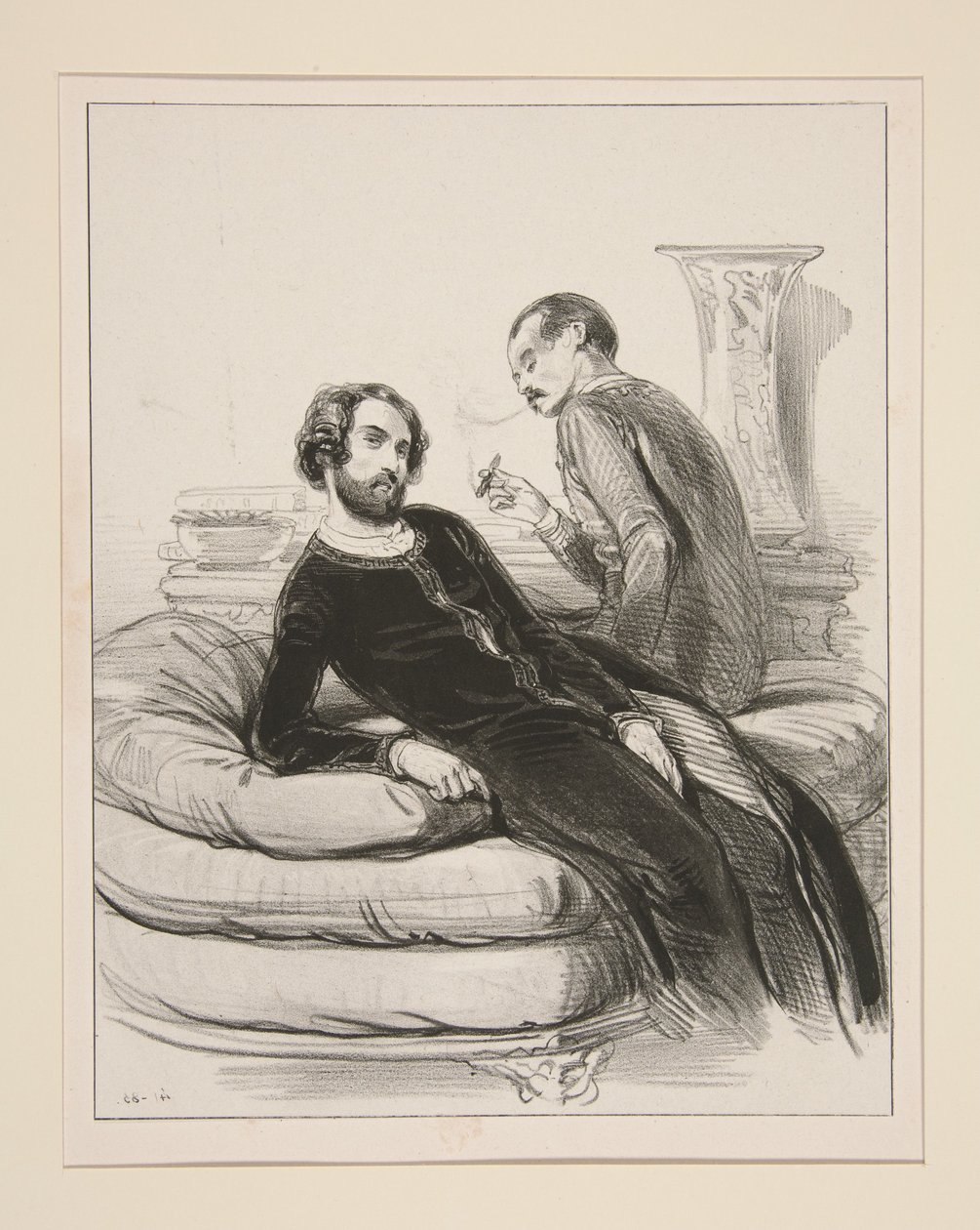 ROBES DE CHAMBRE DE HUMANN, tailleur, rue Neuve-des-Petits-Champs. Chemises de Durousseau. Curiosites de Mombro (sic.) - Paul Gavarni