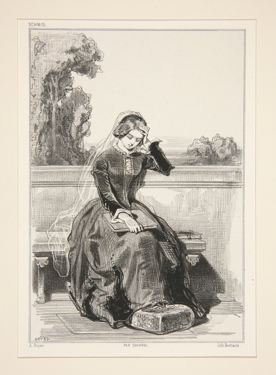 Rose De Tannebourg. - Paul Gavarni