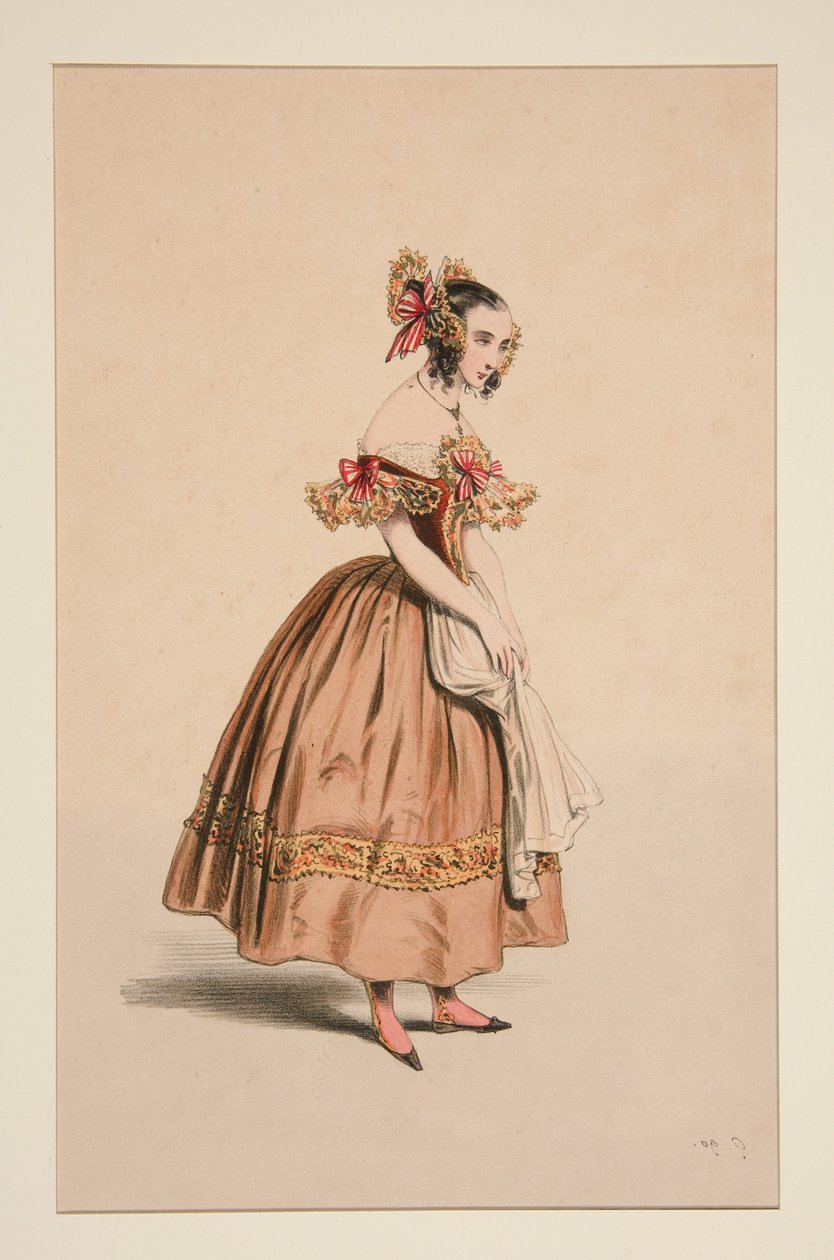 SUSANNE. Robe en laine mérinos. ... - Paul Gavarni