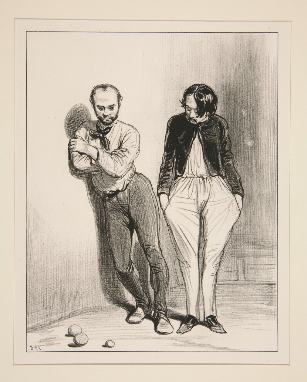 Sans le mur, cette boule-là irait loin. - Paul Gavarni