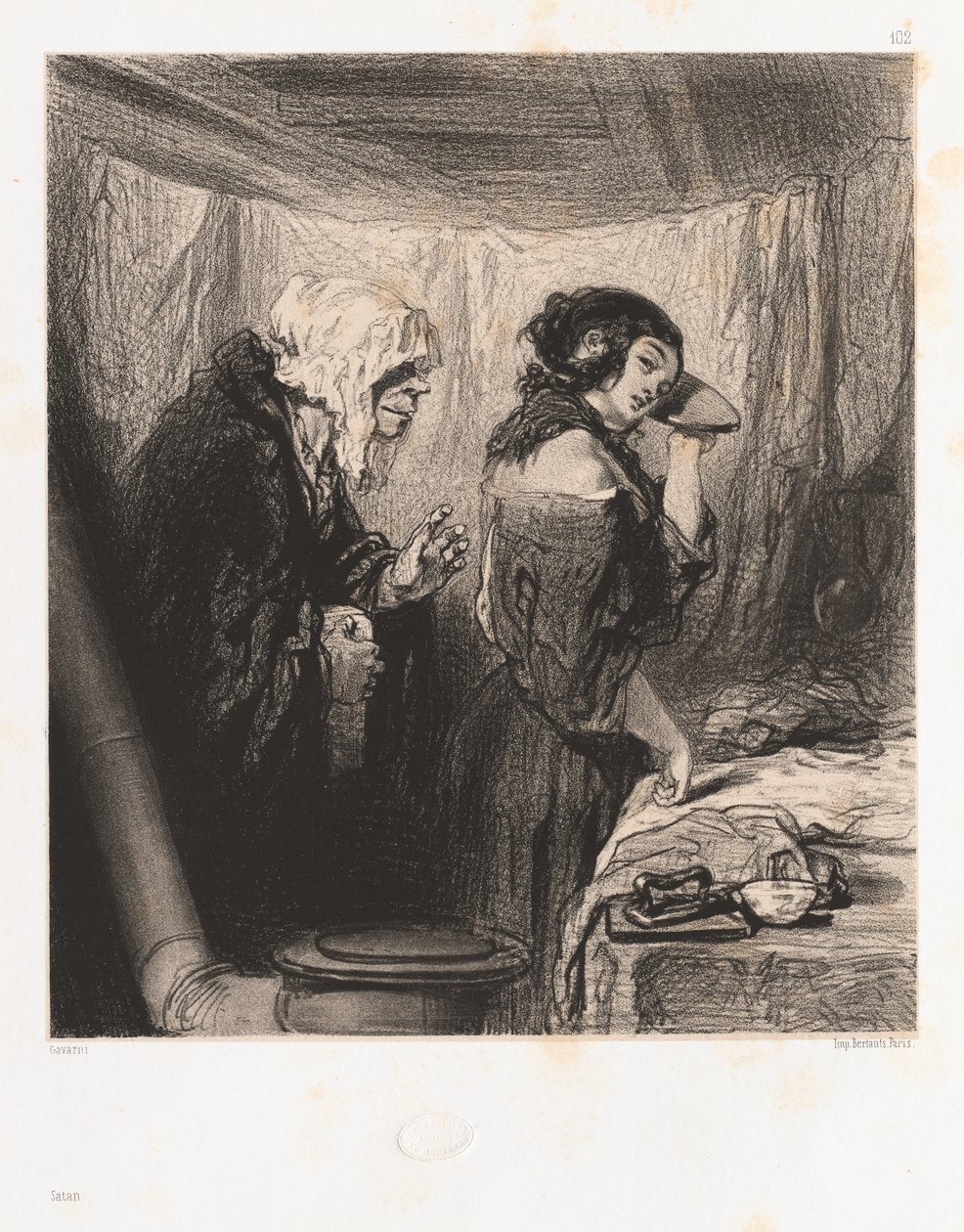 Le diable - Paul Gavarni